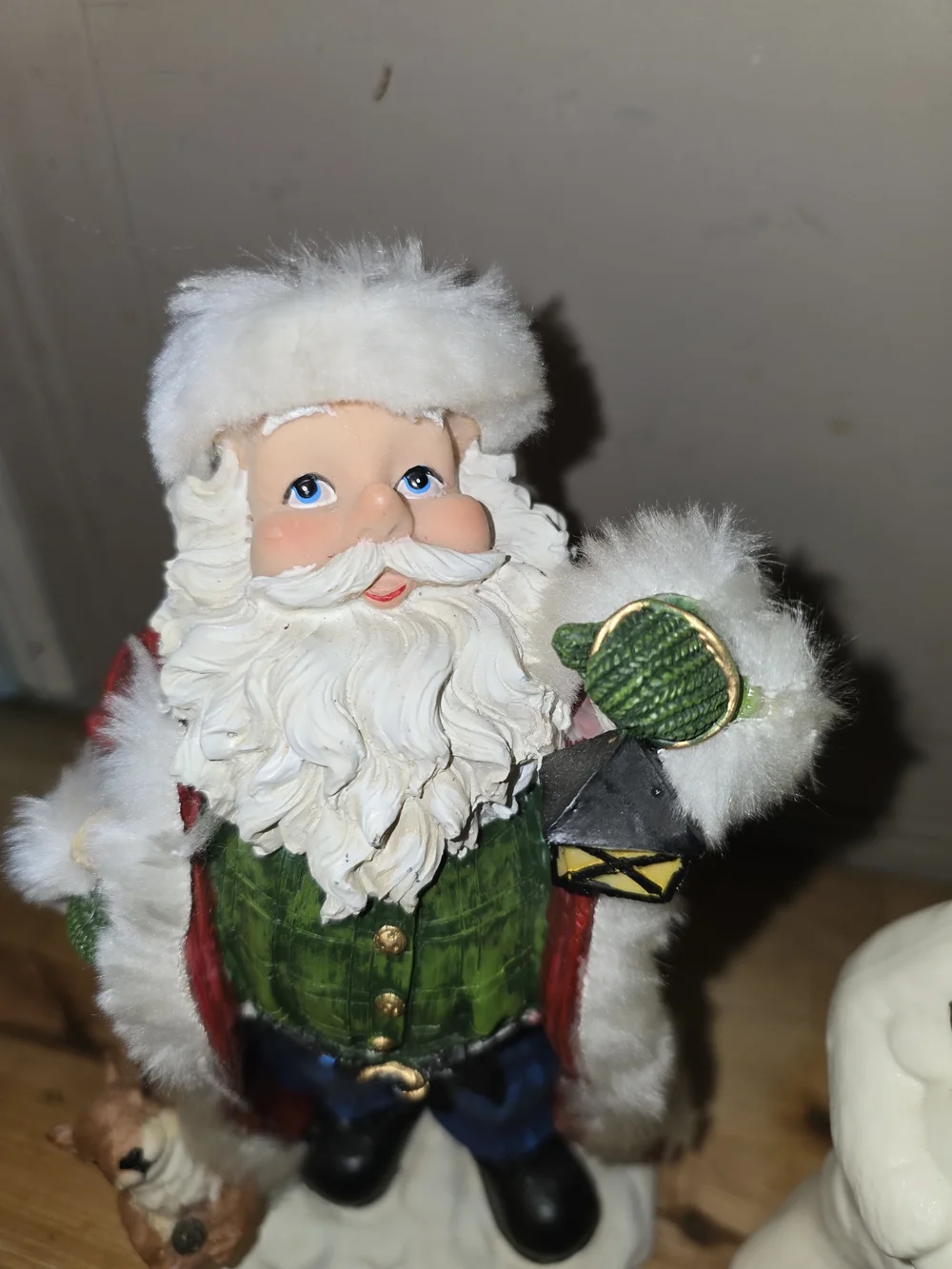 2 Holiday Santa Figures